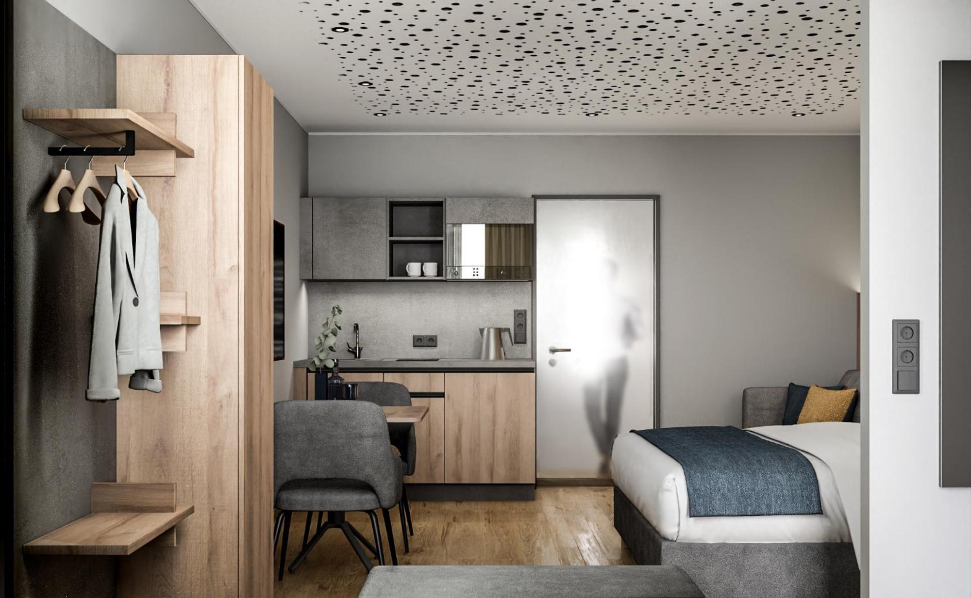 Xzllenz Traum Studio-Apartment, Frei-Parken, U-Bahn, Kueche Νυρεμβέργη Δωμάτιο φωτογραφία